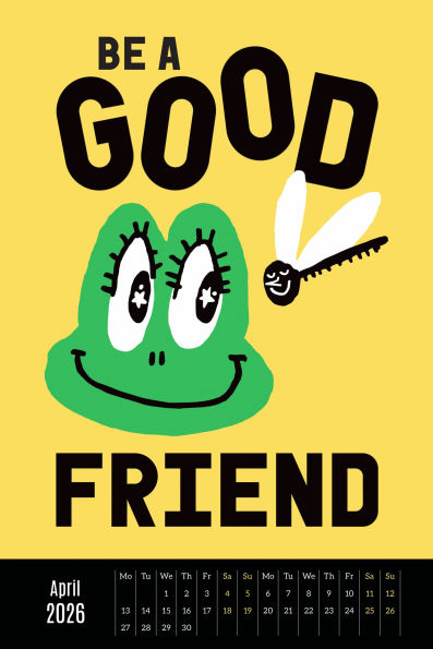 2026 SANDERS DE ROEPER OVERSIZED WALL CALENDAR - Exclusive