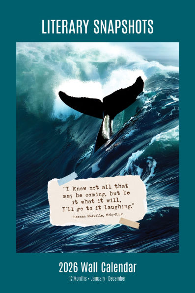 2026 LITERARY SNAPSHOTS OVERSIZED WALL CALENDAR - Exclusive