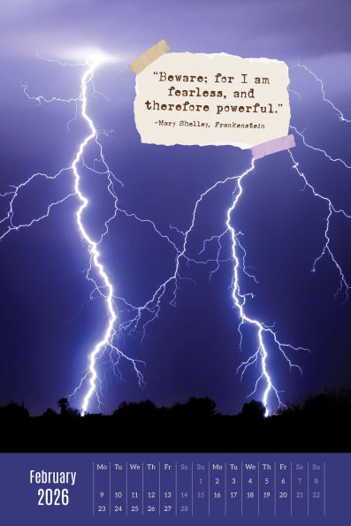 2026 LITERARY SNAPSHOTS OVERSIZED WALL CALENDAR - Exclusive