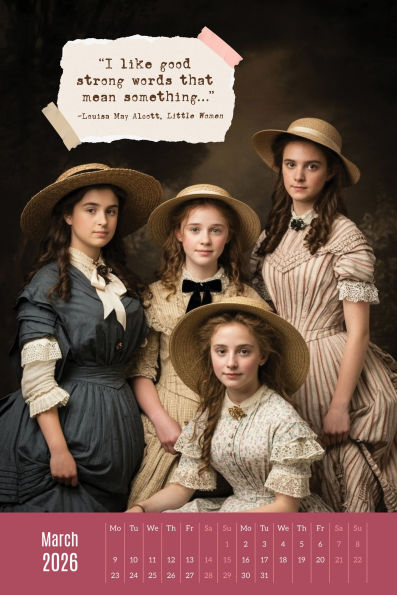 2026 LITERARY SNAPSHOTS OVERSIZED WALL CALENDAR - Exclusive