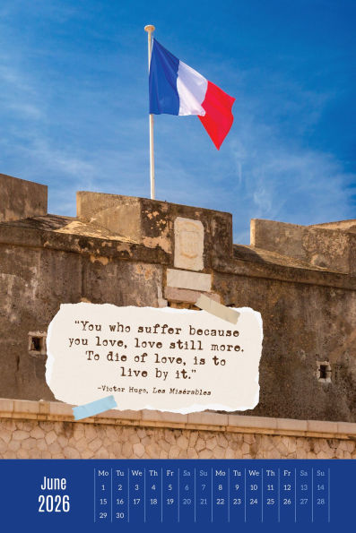 2026 LITERARY SNAPSHOTS OVERSIZED WALL CALENDAR - Exclusive