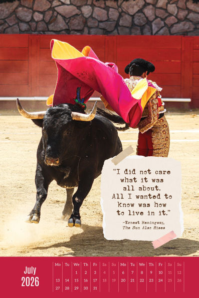 2026 LITERARY SNAPSHOTS OVERSIZED WALL CALENDAR - Exclusive