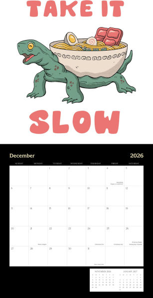 2026 VINCENT TRINIDAD STANDARD WALL CALENDAR - Exclusive