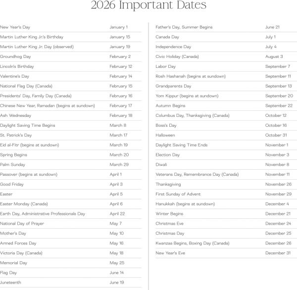 2026 VINCENT TRINIDAD STANDARD WALL CALENDAR - Exclusive