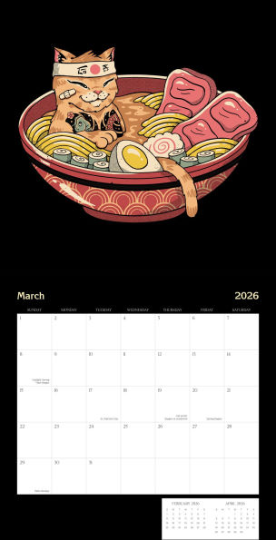 2026 VINCENT TRINIDAD STANDARD WALL CALENDAR - Exclusive