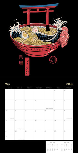 2026 VINCENT TRINIDAD STANDARD WALL CALENDAR - Exclusive