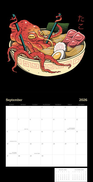 2026 VINCENT TRINIDAD STANDARD WALL CALENDAR - Exclusive
