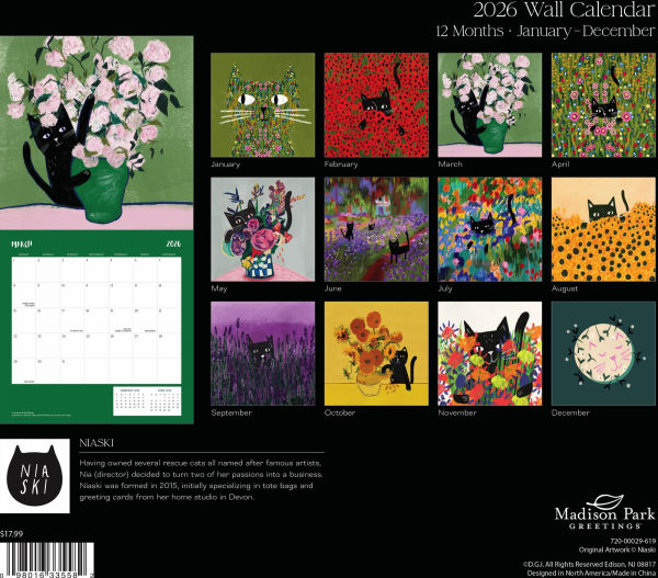 2026 NIASKI STANDARD WALL CALENDAR - Exclusive