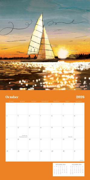 2026 SEASCAPES STANDARD WALL CALENDAR - Exclusive