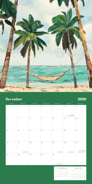 2026 SEASCAPES STANDARD WALL CALENDAR - Exclusive