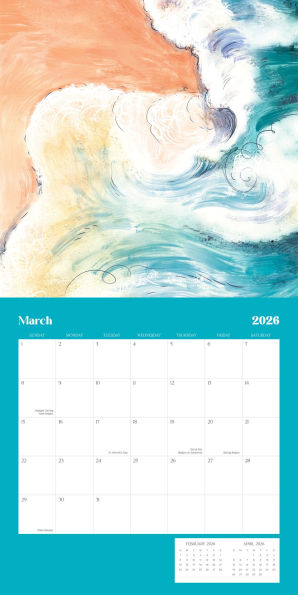 2026 SEASCAPES STANDARD WALL CALENDAR - Exclusive