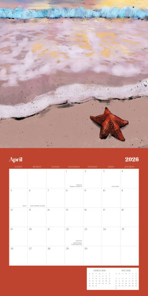 2026 SEASCAPES STANDARD WALL CALENDAR - Exclusive