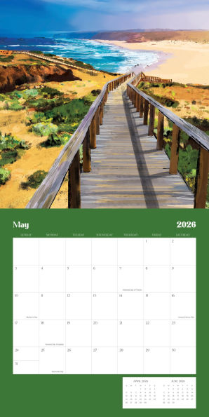 2026 SEASCAPES STANDARD WALL CALENDAR - Exclusive