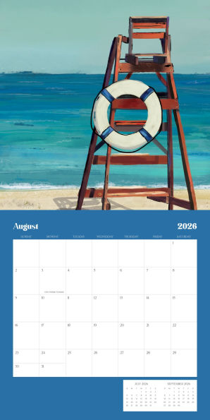 2026 SEASCAPES STANDARD WALL CALENDAR - Exclusive