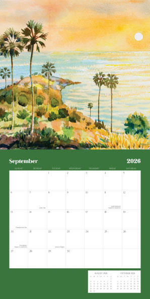 2026 SEASCAPES STANDARD WALL CALENDAR - Exclusive