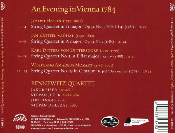 An Evening in Vienna 1784