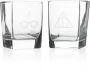 Alternative view 3 of Harry Potter Hogwarts Low-Ball Glass Set