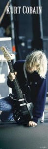 Title: Poster Kurt Cobain On Ground w/ Guitar, Door Music Poster Print - 21x