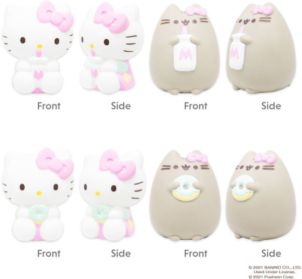 Hello Kitty x Pusheen Squishy Figure Capsule Toy