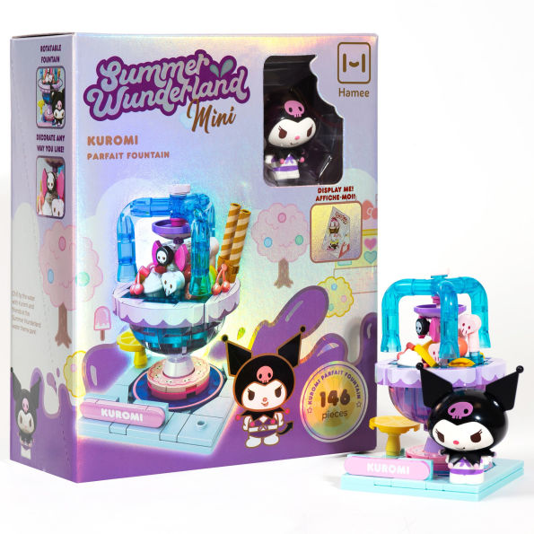 Sanrio Building Blocks Summer Wunderland Mini - Kuromi Parfait Fountain
