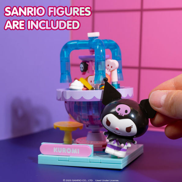Sanrio Building Blocks Summer Wunderland Mini - Kuromi Parfait Fountain