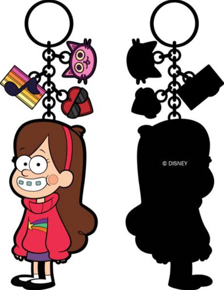 Gravity Falls Mabel Pines Smiling Enamel Key Chain