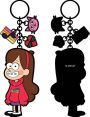 Gravity Falls Mabel Pines Smiling Enamel Key Chain