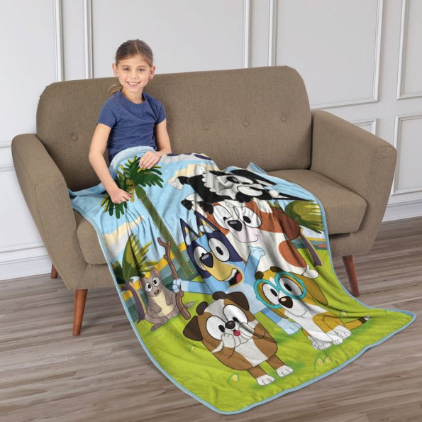 BBC's Bluey "Friend Fun" 46x60 Silk Touch Throw - by The Northwest Group