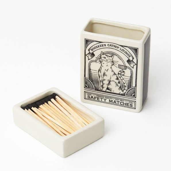 Vintage Cat Ceramic Matchbox by Creative Co-op | Barnes &amp; Noble®