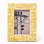Alternative view 1 of Yellow Shell Patterned Frame