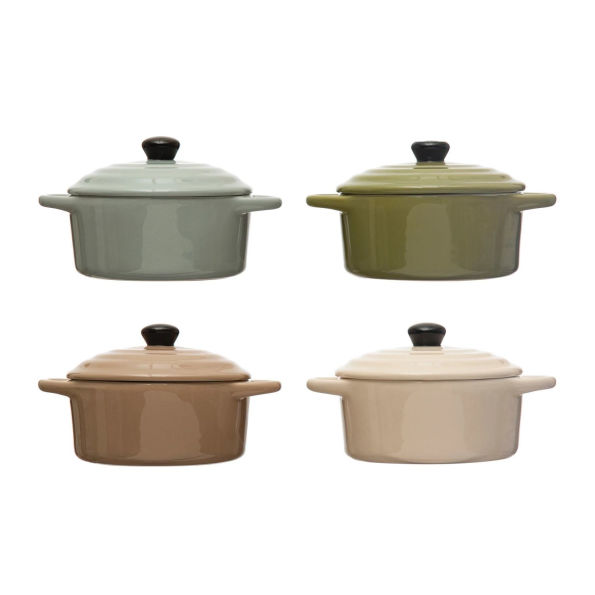 Stoneware Mini Baker Assorted 4 Colors