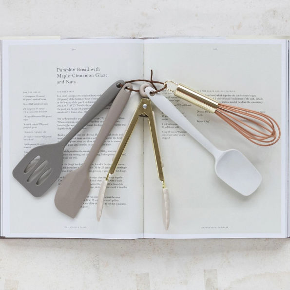 Multi Color Neutral Silicone Kitchen Tools Set of 5