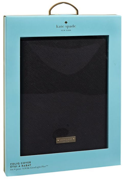 Kate Spade New York GlowLight Plus Cover, Saffiano Black