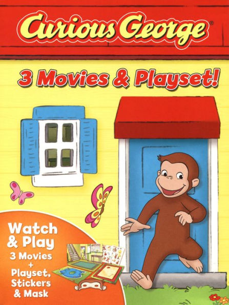 Curious George: 3-Movies & Playset [3 Discs]