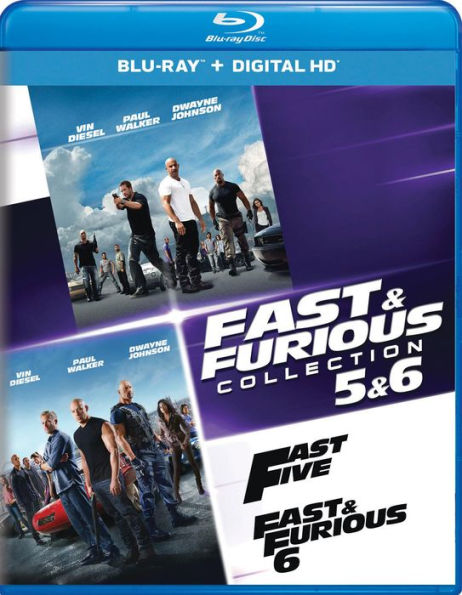 Fast & Furious Collection: 5 & 6 [Blu-ray]