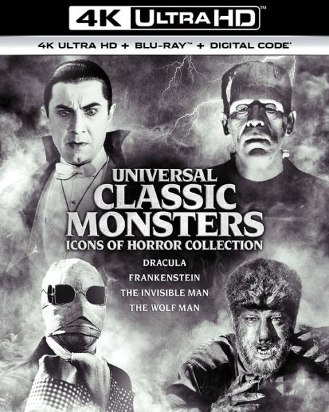 Universal Classic Monsters: Icons of Horror Collection [Digital Copy] [4K Ultra HD Blu-ray/Blu-ray]