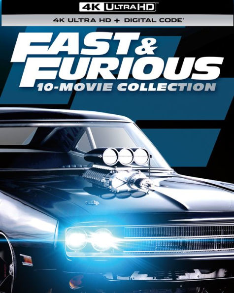 Fast & Furious 10-Movie Collection [Includes Digital Copy] [4K Ultra HD Blu-ray]