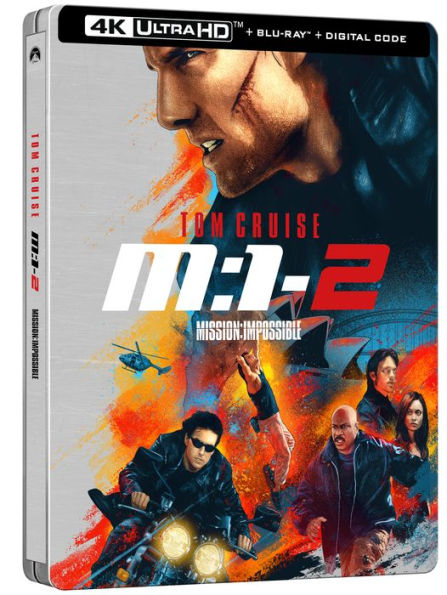 Mission: Impossible 2 [SteelBook] [Includes Digital Copy] [4K Ultra HD Blu-ray/Blu-ray]