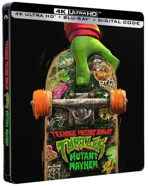 Teenage Mutant Ninja Turtles: Mutant Mayhem [SteelBook] [Digital Copy] [4K Ultra HD Blu-ray]