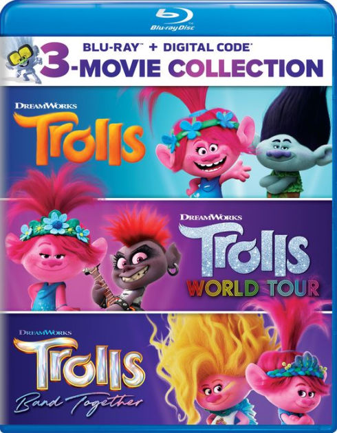 Trolls 3-Movie Collection [Blu-ray] by Trolls 3-Movie Collection | Blu ...