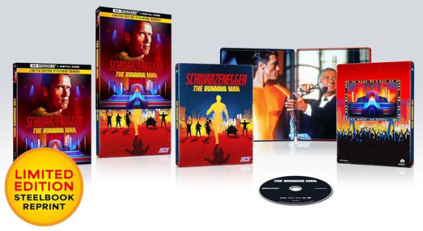 The Running Man [SteelBook] [Includes Digital Copy] [4K Ultra HD Blu-ray]