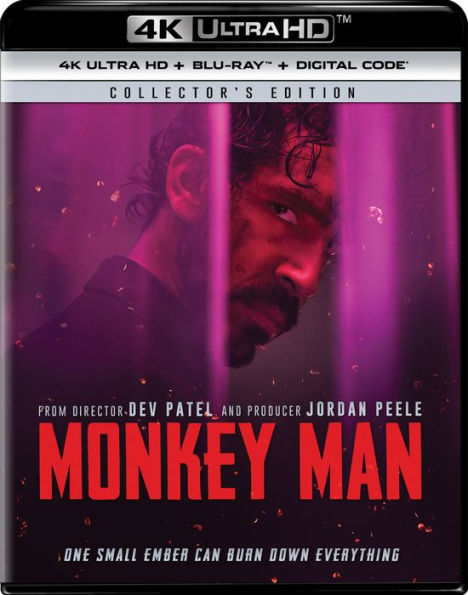 Monkey Man [Includes Digital Copy] [4K Ultra HD Blu-ray/Blu-ray]