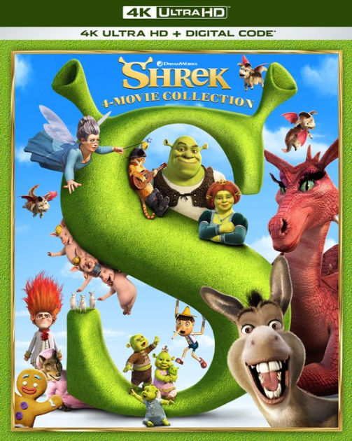 Shrek 4-Movie Collection [Includes Digital Copy] [4K Ultra HD Blu-ray ...