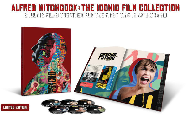 Alfred Hitchcock: The Iconic Films - 6 Movie Collection [4K Ultra HD Blu-ray]