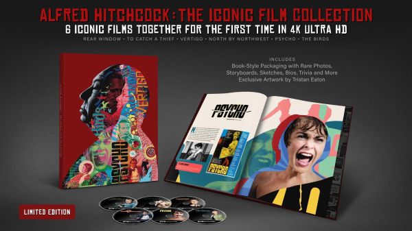 Alfred Hitchcock: The Iconic Films - 6 Movie Collection [4K Ultra HD Blu-ray]