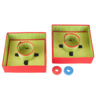 Title: Hey! Play! Collapsible Washer Toss Game