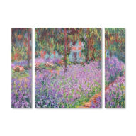 Title: Claude Monet 'Artist's Garden at Giverny' Multi Panel Art