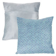 Title: Modern Geometric Textured Throw Pillow and Insert - Home Decor Diamond Design Accent Pillow Invisible Zipper, 18 Inch by Lavish Home Color: Dreamy Blue