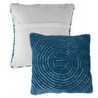 Title: Modern Geometric Decorative Throw Pillow and Insert-Home Decor Concentric Circle Accent Pillow with Hidden Zipper,18 Inch by Lavish Home Color: Navy Blue