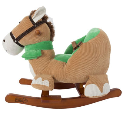 baby rocking horse with seat belt